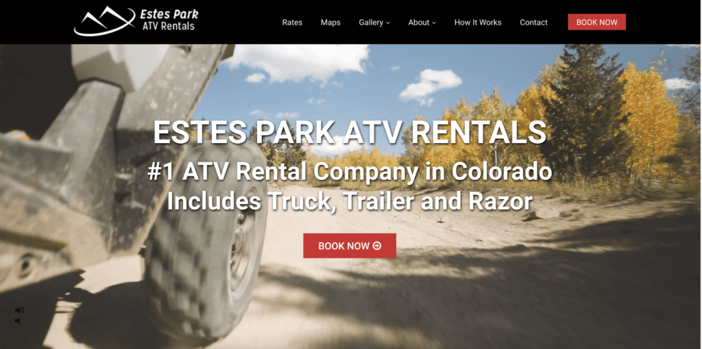 10 Best Greeley CO Web Design Projects We Created Estes Park ATV Rentals