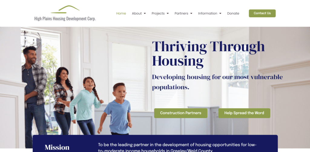 10 Best Greeley CO Web Design Projects We Created High Plains Housing Development Corp